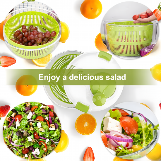Salad Spinner Drain Bowl